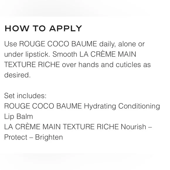 CHANEL Hydration On Hand Holiday Gift Set - Picture 4 of 5